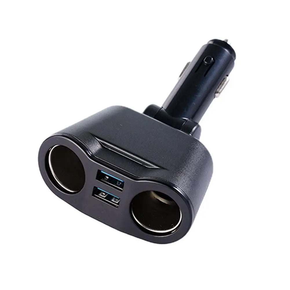PD QC3.0 Dual USB Car Charger - 120W 12V/24V Cigarette Lighter Splitter for Phone, DVR and Dashcam