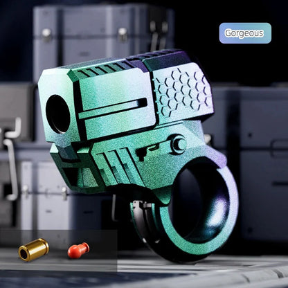 EDC Decompression Fingertip Launcher Ring – One-Click Eject Fidget Toy for Stress Relief & Sensory Play