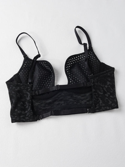 Mesh Underwire Bra - Breathable Backless Design with Multiple Wearing Styles Comfortable Lingerie Underwear