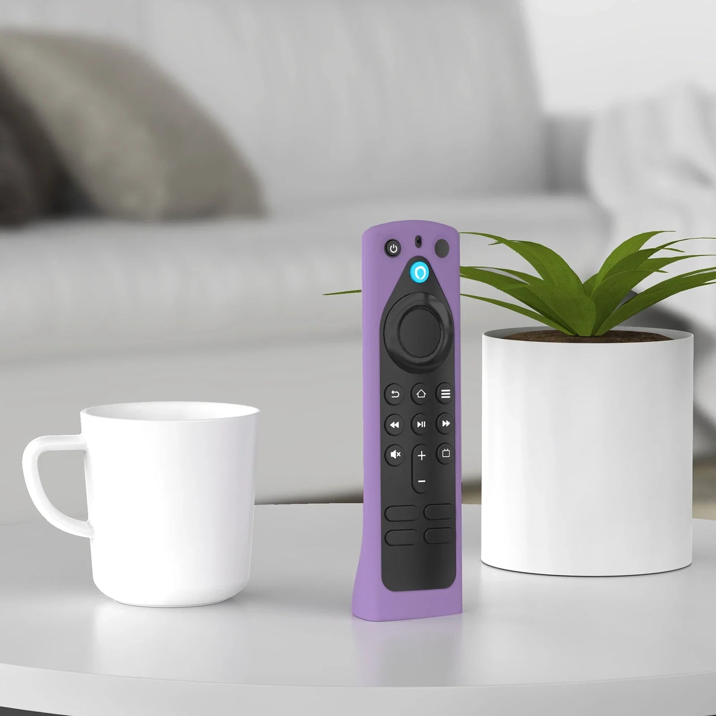 Silicone Remote Control Cover Stand - Protective Case for Fire TV Stick & Alexa Voice Remote Models