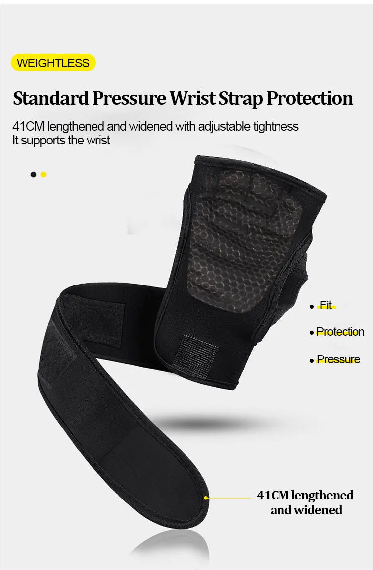 Men & Women Training Workout Gloves – Weightlifting Gym Fitness Hand & Wrist Protection Gloves