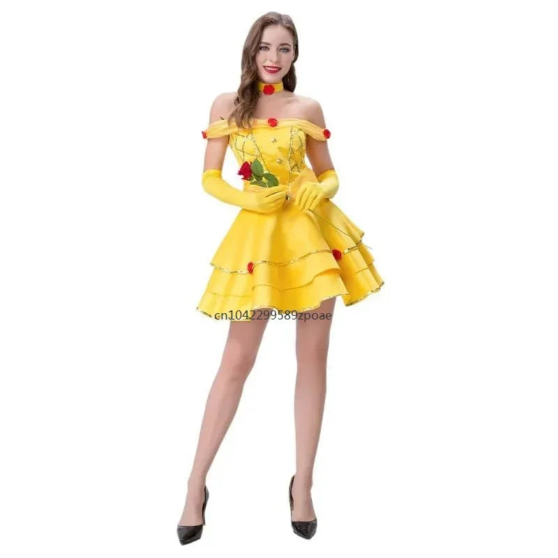 Women's Princess Costume Dress - Halloween, Birthday & Party Ball Gown