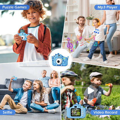 Mini Kids Digital Camera – Cute 1080p HD Camera with 32GB Card for Children & Educational Play