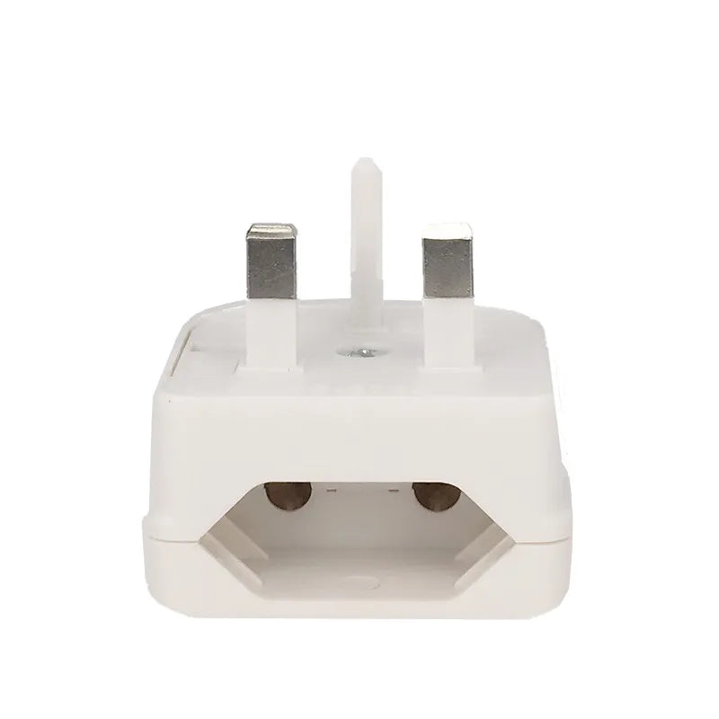 European Euro EU 2 Pin to UK 3 Pin Power Socket Travel Plug Adapter Converter: Charger Power Socket Outlet