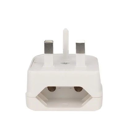 European Euro EU 2 Pin to UK 3 Pin Power Socket Travel Plug Adapter Converter: Charger Power Socket Outlet