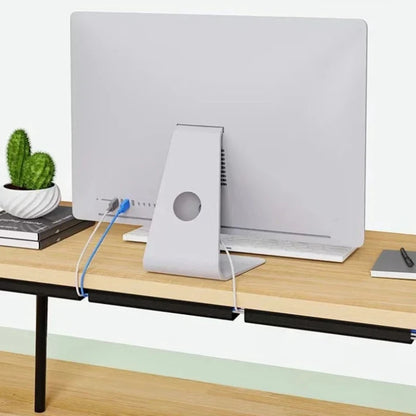 40cm Self-Adhesive Cable Organizer Raceway – Cable Management Strip for Home & Office Wire Concealment & Desk Organization Solution