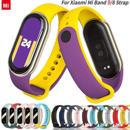 Sport Silicone Strap for Xiaomi Mi Band 9/8 NFC – Replacement Smartwatch Wristband Bracelet