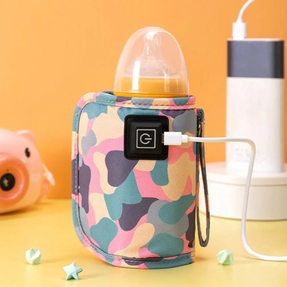 USB Milk Water Warmer: Insulated Travel Bag for Strollers - Safe Baby Nursing Bottle Heater, Ideal for Outdoor Winter Adventures
