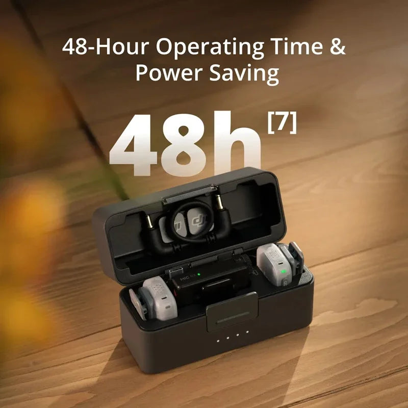 DJI Mic Mini 2 - Wireless Microphone with High-Quality Audio, Automatic Limiting and 48-Hour Battery Life