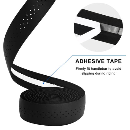 RIDERACE Bicycle Handlebar Tape – Anti-Slip PU EVA Breathable Damping Straps for Road Bike Anti-Vibration Grip