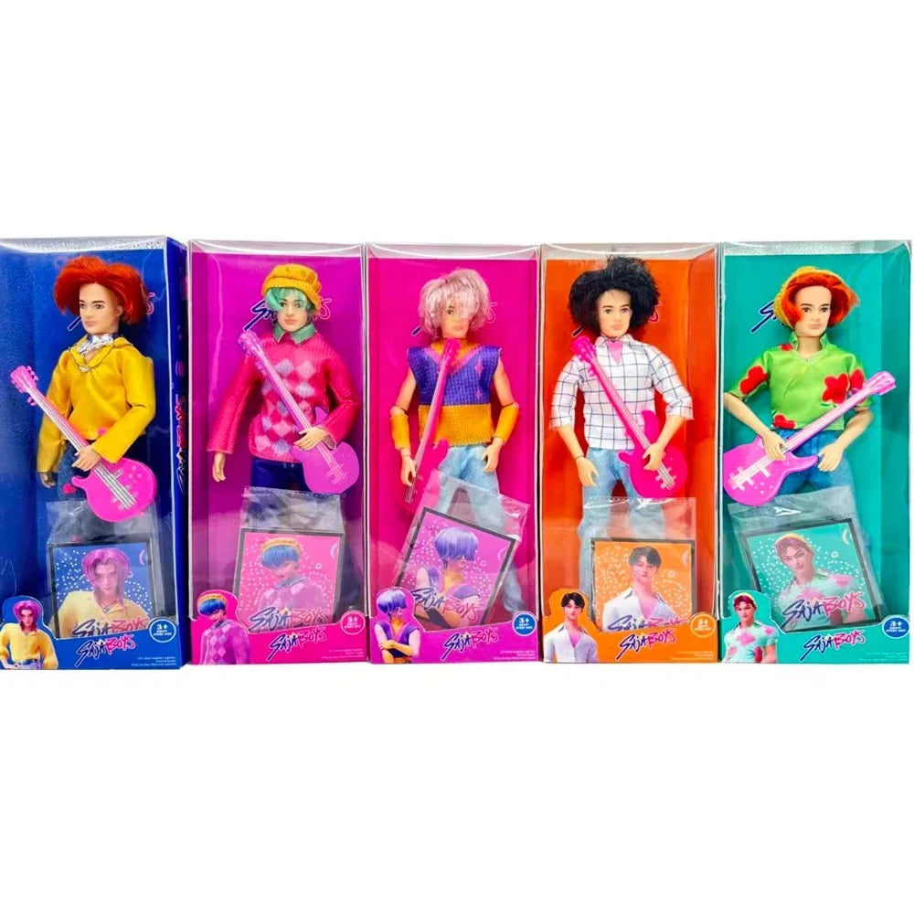 HOT K-Pop Demon Hunters Doll Toys – Rumi, Mira & Zoey Action Figures, Male & Female Group Plastic DIY Toy for Girls