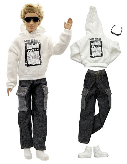 Handmade Ken Doll Clothes — Casual Wear Suit for 12" (30cm) Ken Dolls, Perfect Kids Gift