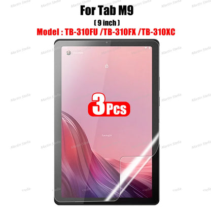 3Pcs Paper-Like Screen Protector for Lenovo TAB M10, M9, M8, M11, P12 Pro, P11 – Non-Glass Protector for 1st, 2nd & 3rd Gen