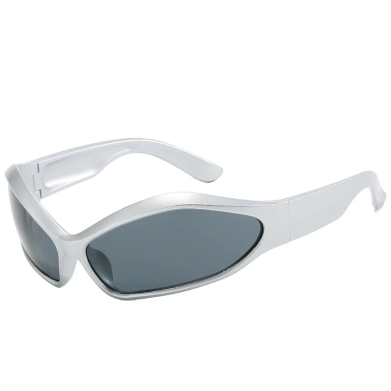 Y2K Punk Sunglasses - Special-Shaped UV400 Windproof Goggles for Men and Women, Cycling and Party Eyewear