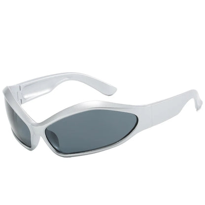 Y2K Punk Sunglasses - Special-Shaped UV400 Windproof Goggles for Men and Women, Cycling and Party Eyewear