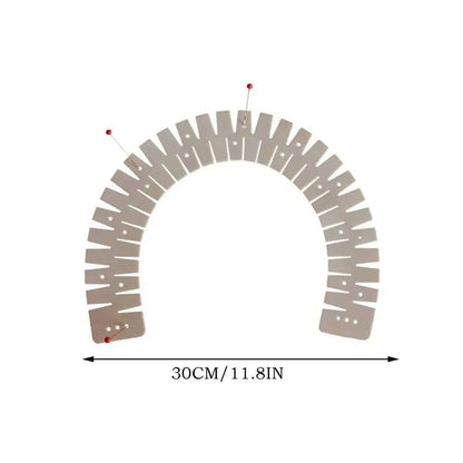 Silicone Hemmer Ruler - Flexible Curve Heat-Resistant Hemming Tool for Sewing & Fabric