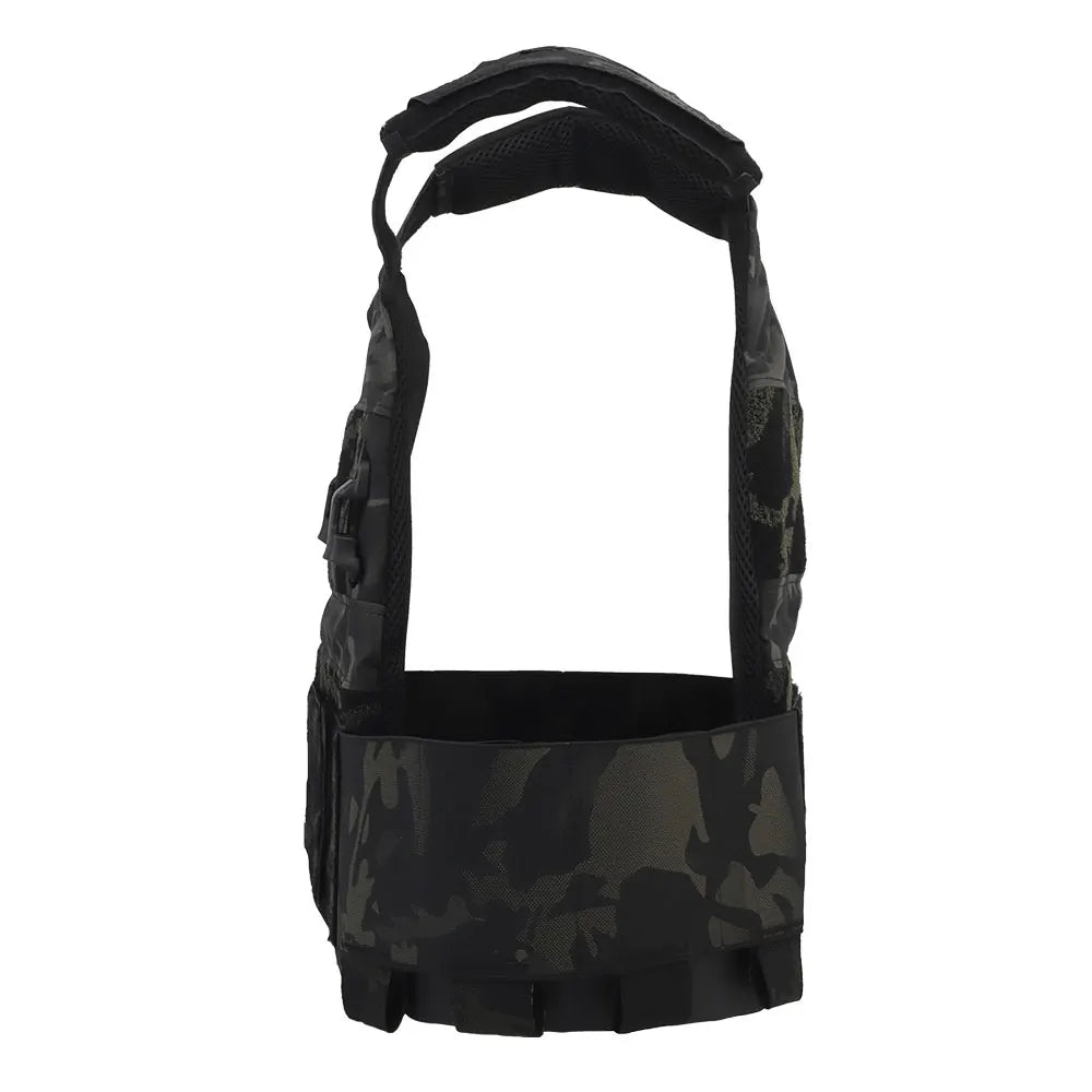 FCPC Tactical Vest Ferro – Lightweight Folding Airsoft Plate Carrier with Breathable Design, Portable Hunting Mag Pouch & Army Equipment
