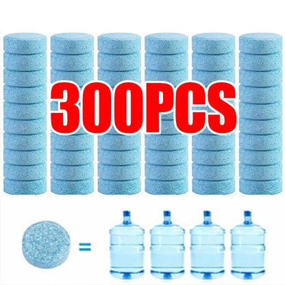 Solid Car Windscreen Cleaner Tablets – Effervescent Auto Wiper Glass Cleaning Concentrate Detergent