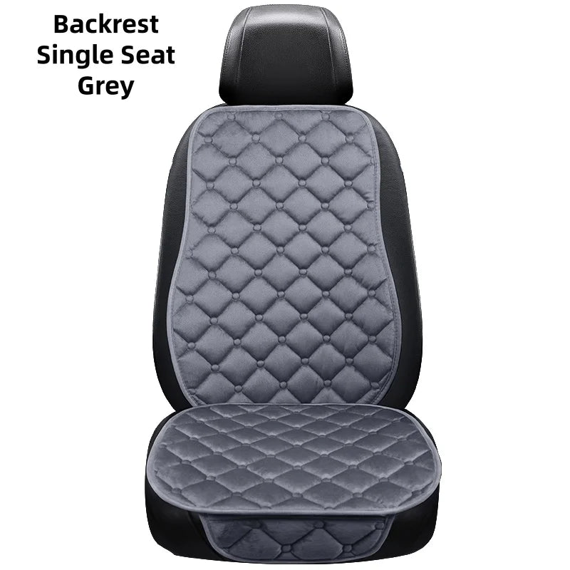 Universal Winter Warm Car Seat Cover Protector Set – 3-Piece Rear Seat Cushion & Back Cushion Auto Seat Protection for Cars, SUVs & Vans