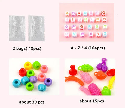 Creative Rainbow Loom Bands Set – Colorful DIY Rubber Bracelet Making Kit for Girls’ Crafts and Birthday Gifts