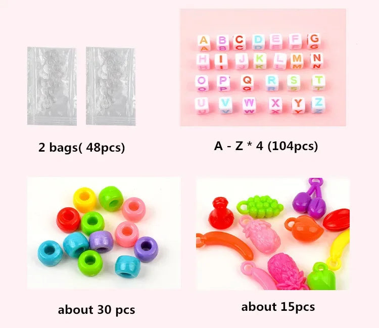 Creative Rainbow Loom Bands Set – Colorful DIY Rubber Bracelet Making Kit for Girls’ Crafts & Birthday Gifts