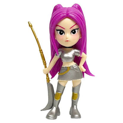 6PCS K-Pop Demon Hunters Figure Set – PVC Cartoon Gaming Desk Decoration, Collectible Model Toys for Kids