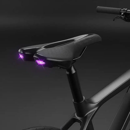 USB Rechargeable Bicycle Taillight - Soft Breathable Rear Warning Light for Road and Mountain Bikes