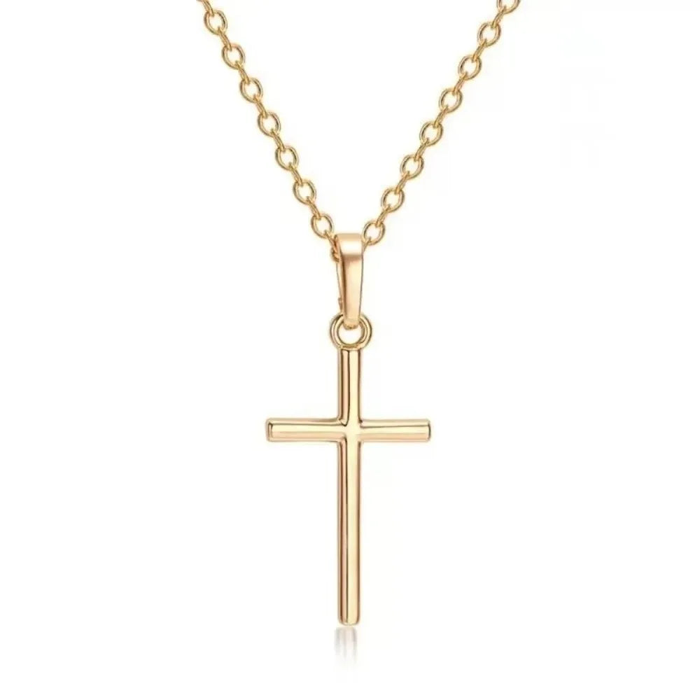 Vintage Crucifix Cross Necklace – Jesus Rosary Beads Chain with Virgin Mary Pendant Religious Jewelry Charm for Men & Women