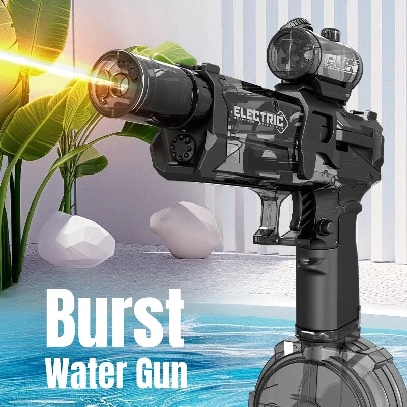 Children's High Pressure Electric Water Gun Toy, Automatic Water Blaster for Outdoor Beach, Pool, and Garden Games - Summer Fun Gift