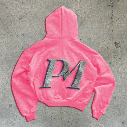 Y2K Retro Autumn Hoodies for Men & Women – Personalized Printed Street Style Long Sleeve Hooded Cardigan