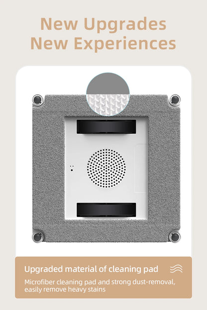 Liectroux YW509 Window Cleaning Robot - Dual Water Spray, Smart Navigation, Laser Sensor - For Home Glass, Floor and Wall Cleaning