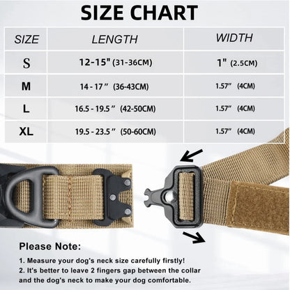 Adjustable Nylon AirTag Dog Collar with Metal Buckle – Anti-Lost Tactical Pet Tracking Accessory