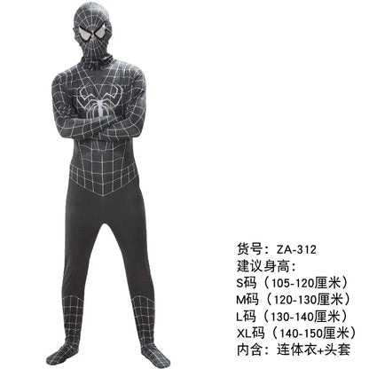 Men's Amazing Spiderman Cosplay Costume – Miles Morales Superhero Zentai Bodysuit Jumpsuit for Boys, Girls, Halloween & Christmas