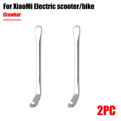 Stainless Steel Scooter Tire Lever - Electric Scooter Tyre Spoon Remover Tool for Xiaomi M365/Pro/Pro2 - Wheel Repair Crowbar