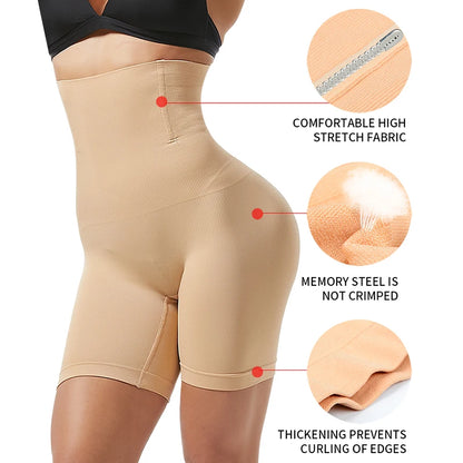 High Waist Trainer Panties: Women's Shapewear Slimming Sheath for Tummy Control, Hip & Butt Lifter - Mid Thigh Body Shaper