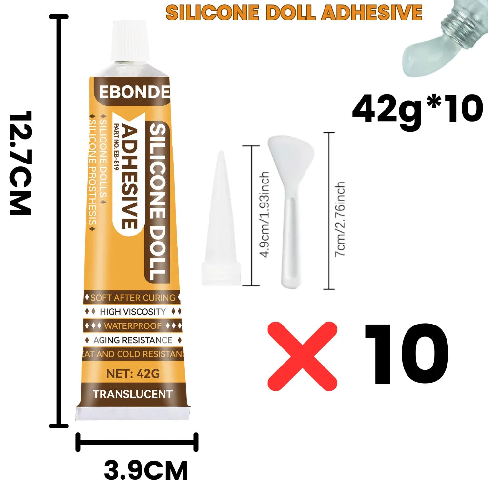 Strong Adhesive Glue - Multi-Surface Repair Glue for Silicone, Plastic, Metal, Glass, Dolls, Prosthetics, and Toys