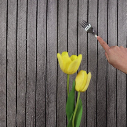 3D Grille Wall Sticker 3M Self-Adhesive Waterproof Wall Panel Wallpaper – Thick Background Wall Decor for Home & Room Partition