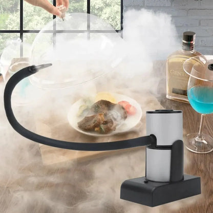 Portable Wood Chips Smoking Gun - Molecular Cuisine Cold Smoke Generator for Meat, Fish, Bacon, and More