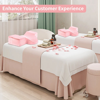 Pink Eyelash Neck Pillow – U-Shaped Memory Foam Support for Lash Extension Accessories