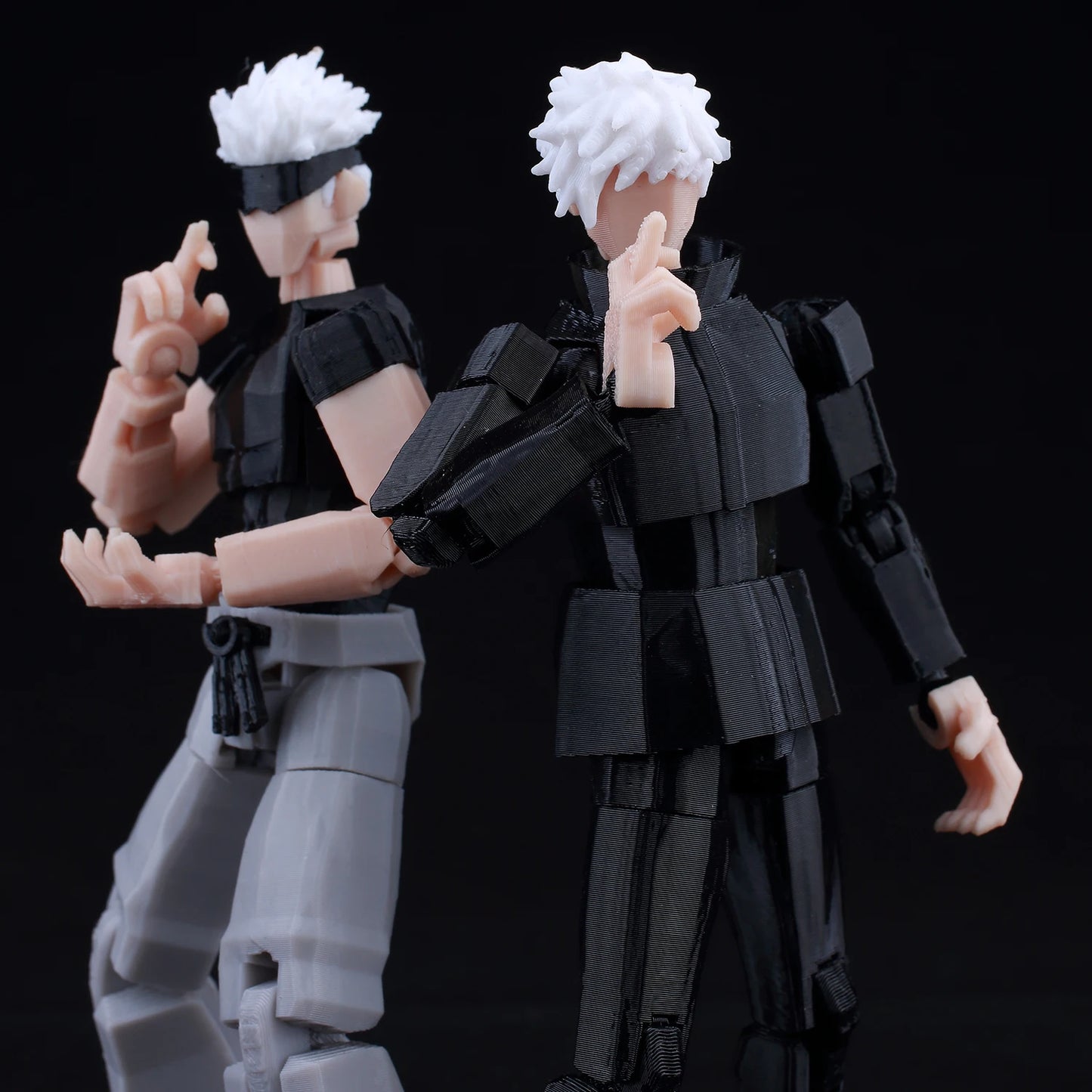 9L3D Printed Anime Action Figures — Jujutsu Kaisen Sukuna, Yuji, Yuta, Satoru Gojo Movable Mannequin Toys