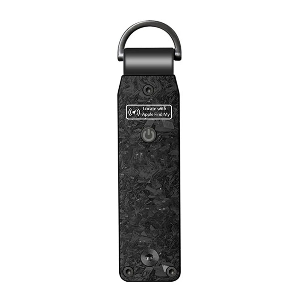 AirTag Key Holder - Built-In Tracker Keychain for 2–3 Keys, GPS Key Finder for Men & Women (iOS Only)