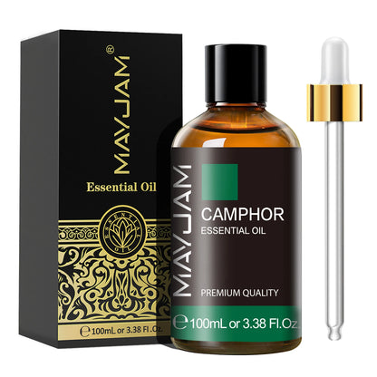 MAYJAM 100ml Essential Oil with Dropper - Sandalwood, Lavender, Eucalyptus & Vanilla for Humidifiers & Candles