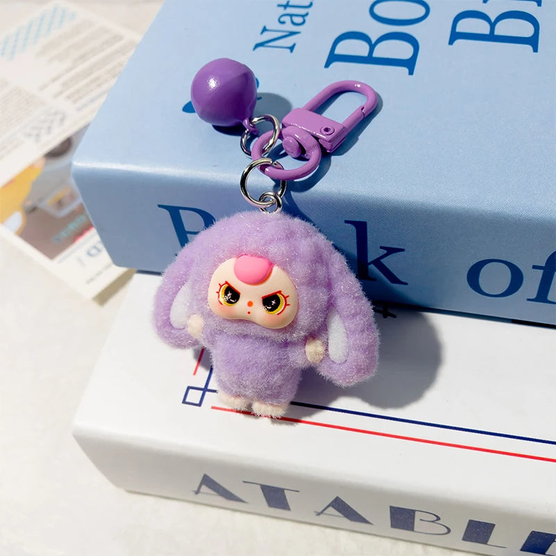 Kawaii Plush Keychain – Cute Aesthetic Bag Charm for Women, Wedding & Party Gifts