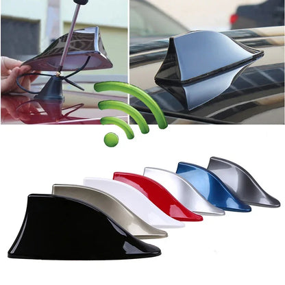 Car Radio Shark Fin Antenna – FM Signal Car Aerial for All Automobiles, Exterior Styling Replacement Part