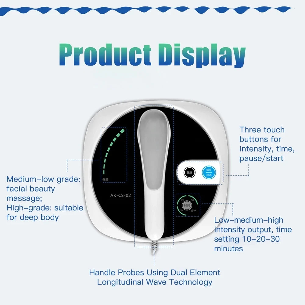 Ultrasound Physiotherapy Massage Device – 1MHz Intensity for Muscle & Joint Pain Relief, No-Drug Ultrasonic Machine