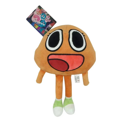 25cm Miniko Plush Toys – Gumball Cartoon Characters Darwin & Anais Stuffed Cat & Bunny for Kids Birthday Gifts