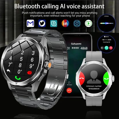 S4 Ultra Xiaomi Smart Bracelet — AMOLED HD Screen Men’s Watch with Bluetooth Call, GPS, NFC, Heart Rate & Compass Tracking