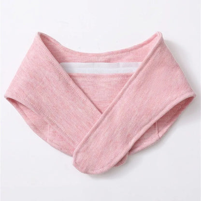 Soft Neck Warmer with Pocket - Solid Color Neck Protector for Autumn and Winter