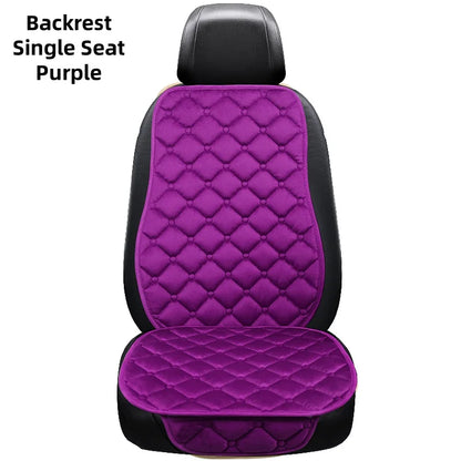 Universal Winter Warm Car Seat Cover Protector Set – 3-Piece Rear Seat Cushion & Back Cushion Auto Seat Protection for Cars, SUVs & Vans