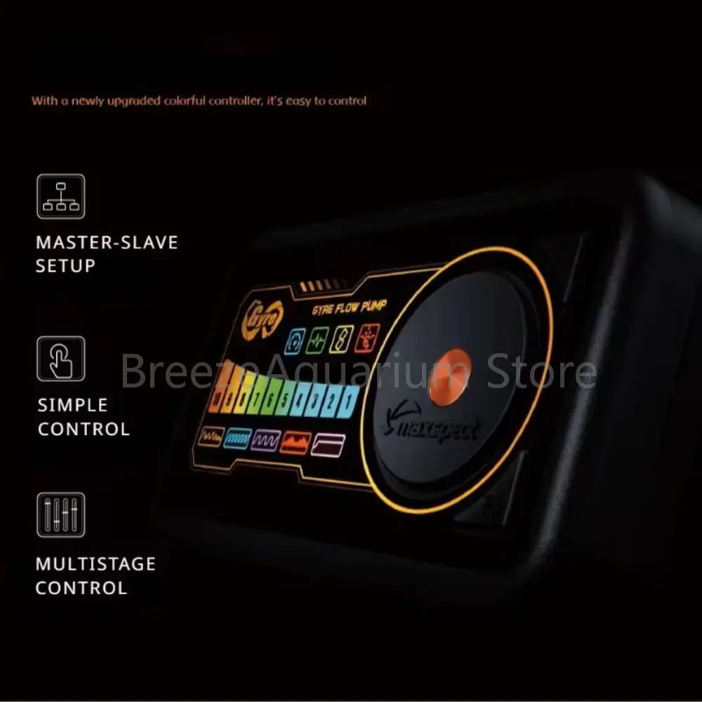 Jump MJ-GF308/316 Saltwater Aquarium Gyre Flow Pump – Coral Reef Wave Maker with Colorful Controller